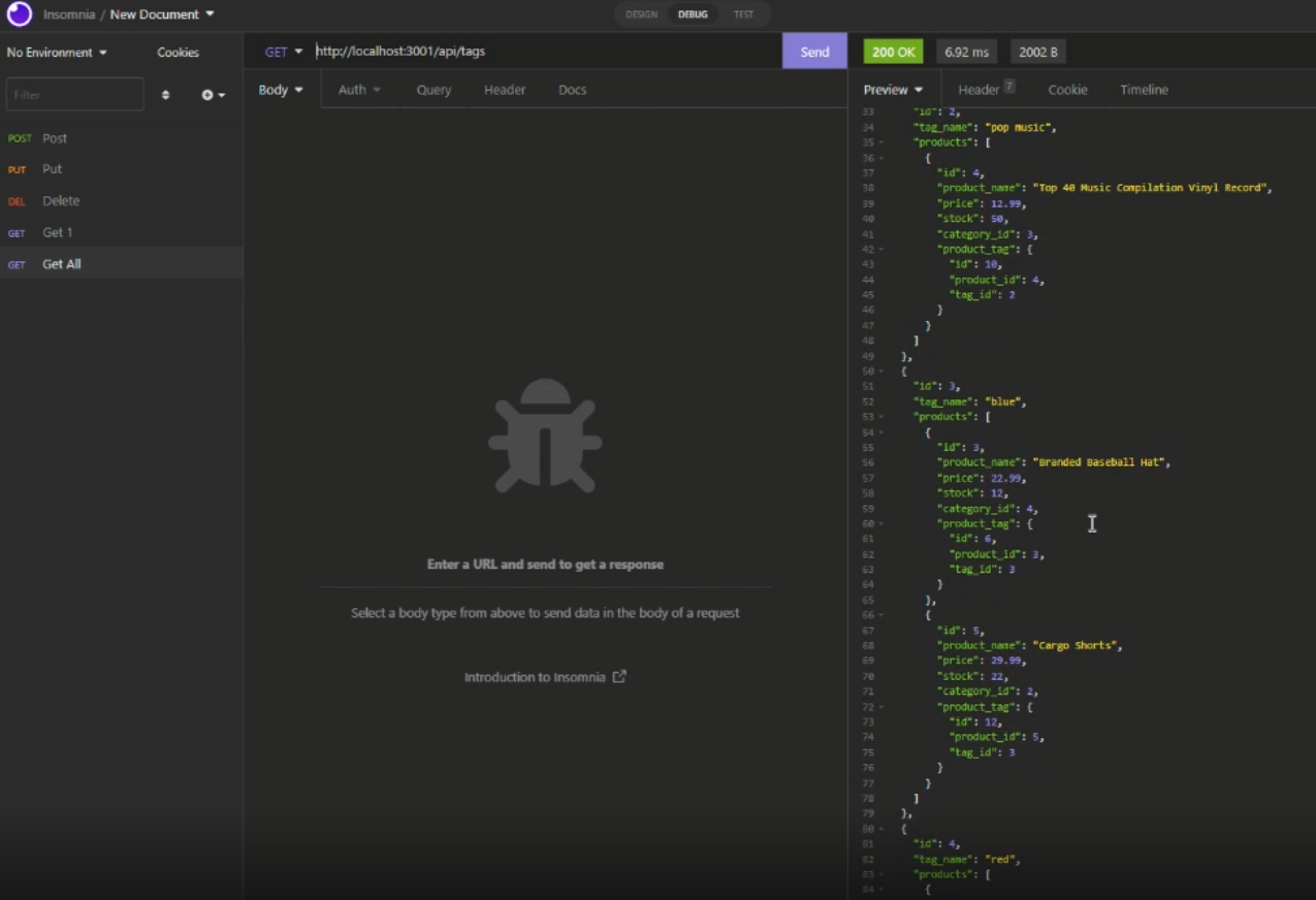 Commerce Site Back End